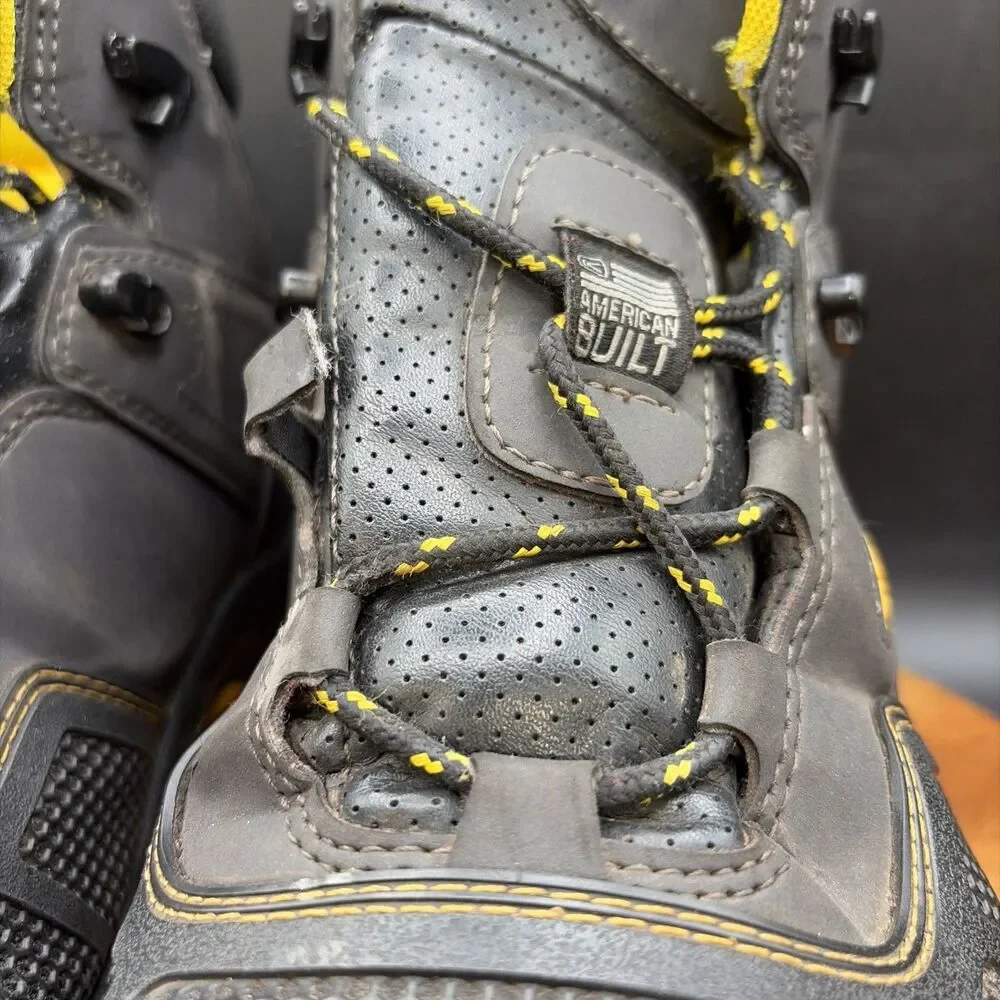 Keen Logandale Mens Size 13 2E Work Boots Black Waterproof EH SR Steel Toe